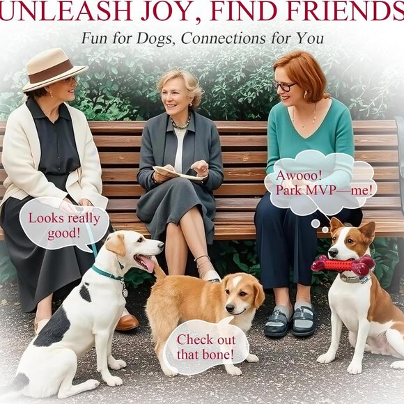 Tough Dog Toys for Aggressive Chewers Large Breed, Beef Flavor Dog Chew Bone, Ny - Picture 5 of 8